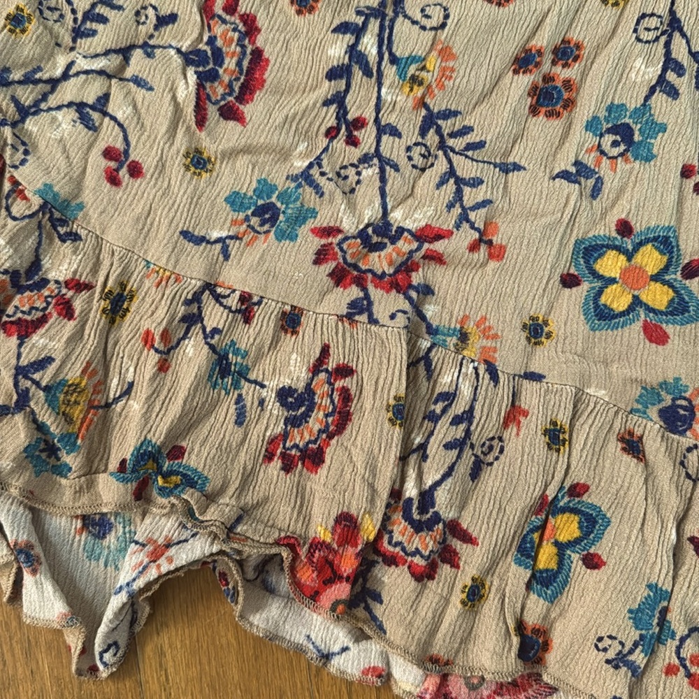 Floral Cropped Top L | Off shoulder cropped top L - Picture 5 of 5